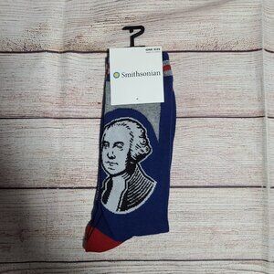Smithsonian Portrait of George Washington Crew Socks - NEW